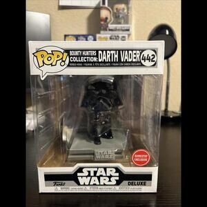 Funko Pop Deluxe Star Wars 442 DARTH VADER  Gamestop‎ Exclusive/DAMAGED BOX